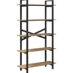 vidaXL Boekenkast Artisan Eiken 100 x 33,5 x 178 cm Bewerkt hout