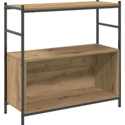 vidaXL Boekenkast artisanaal eikenkleurig 80 x 30 x 78.5 cm