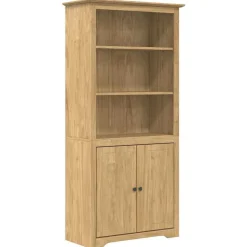 vidaXL Boekenkast BODO Honingbruin 82 x 40 x 173 cm Bewerkt hout