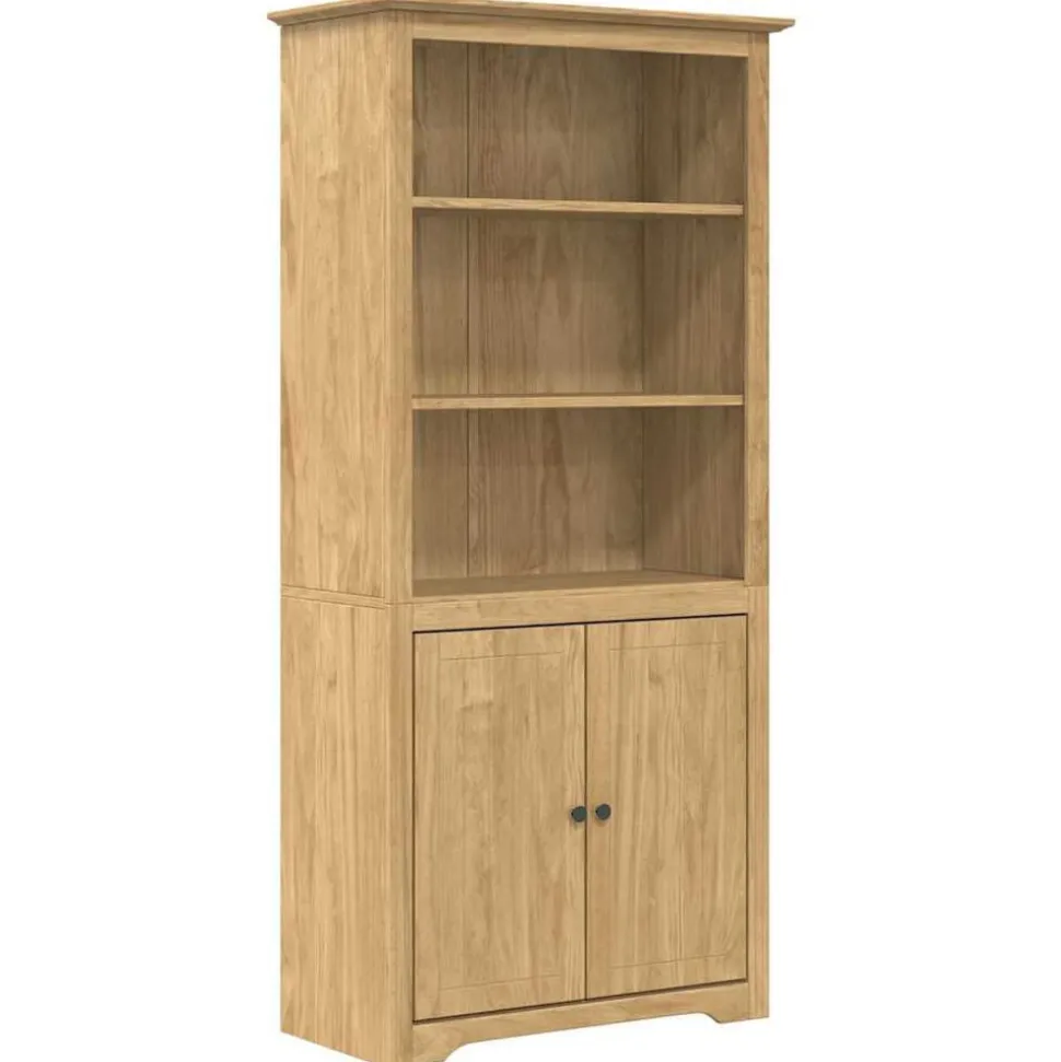 vidaXL Boekenkast BODO Honingbruin 82 x 40 x 173 cm Bewerkt hout