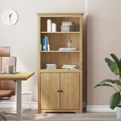 vidaXL Boekenkast BODO Honingbruin 82 x 40 x 173 cm Bewerkt hout
