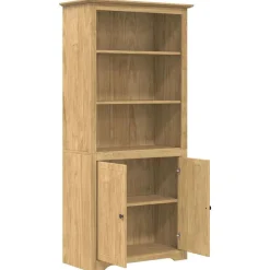 vidaXL Boekenkast BODO Honingbruin 82 x 40 x 173 cm Bewerkt hout