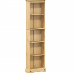 vidaXL Boekenkast Corona 46x20x170 cm massief grenenhout