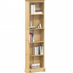 vidaXL Boekenkast Corona 46x20x170 cm massief grenenhout