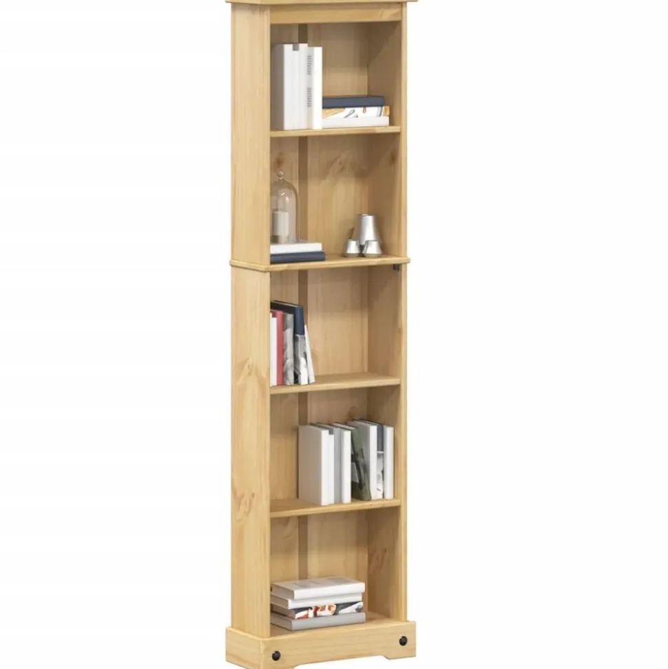 vidaXL Boekenkast Corona 46x20x170 cm massief grenenhout