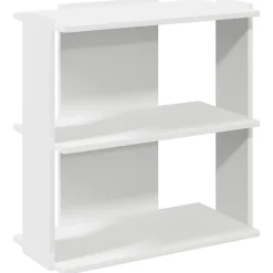 vidaXL Boekenkast 3-laags 60x30x60 cm bewerkt hout wit