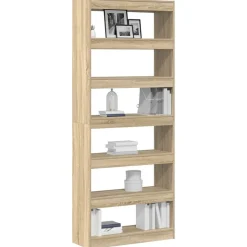 vidaXL Boekenkast met plank Sonoma Eiken 80 x 30 x 198 cm Bewerkt hout
