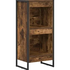 vidaXL Boekenkast Rook Eik 80 x 30 x 155 cm Bewerkt hout