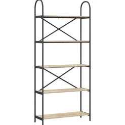 vidaXL Boekenkast Sonoma Eiken 80 x 30 x 183 cm Bewerkt hout