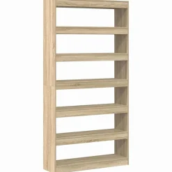 vidaXL Boekenkast Sonoma Eiken 100 x 30 x 198 cm Bewerkt hout