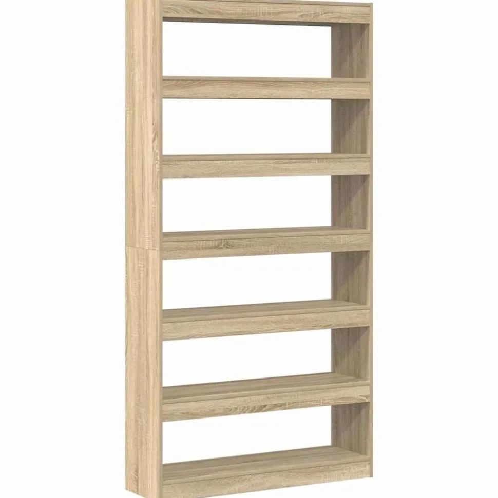 vidaXL Boekenkast Sonoma Eiken 100 x 30 x 198 cm Bewerkt hout