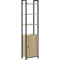 vidaXL Boekenkast Sonoma Eiken 40 x 24 x 161 cm Bewerkt hout