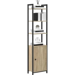vidaXL Boekenkast Sonoma Eiken 40 x 24 x 161 cm Bewerkt hout