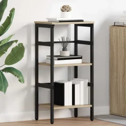 vidaXL Boekenkast Sonoma Eiken 40 x 29,5 x 81 cm Bewerkt hout