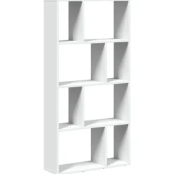vidaXL Boekenkast Wit 60x20x120,5 cm Bewerkt Hout