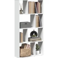 vidaXL Boekenkast Wit 60x20x120,5 cm Bewerkt Hout
