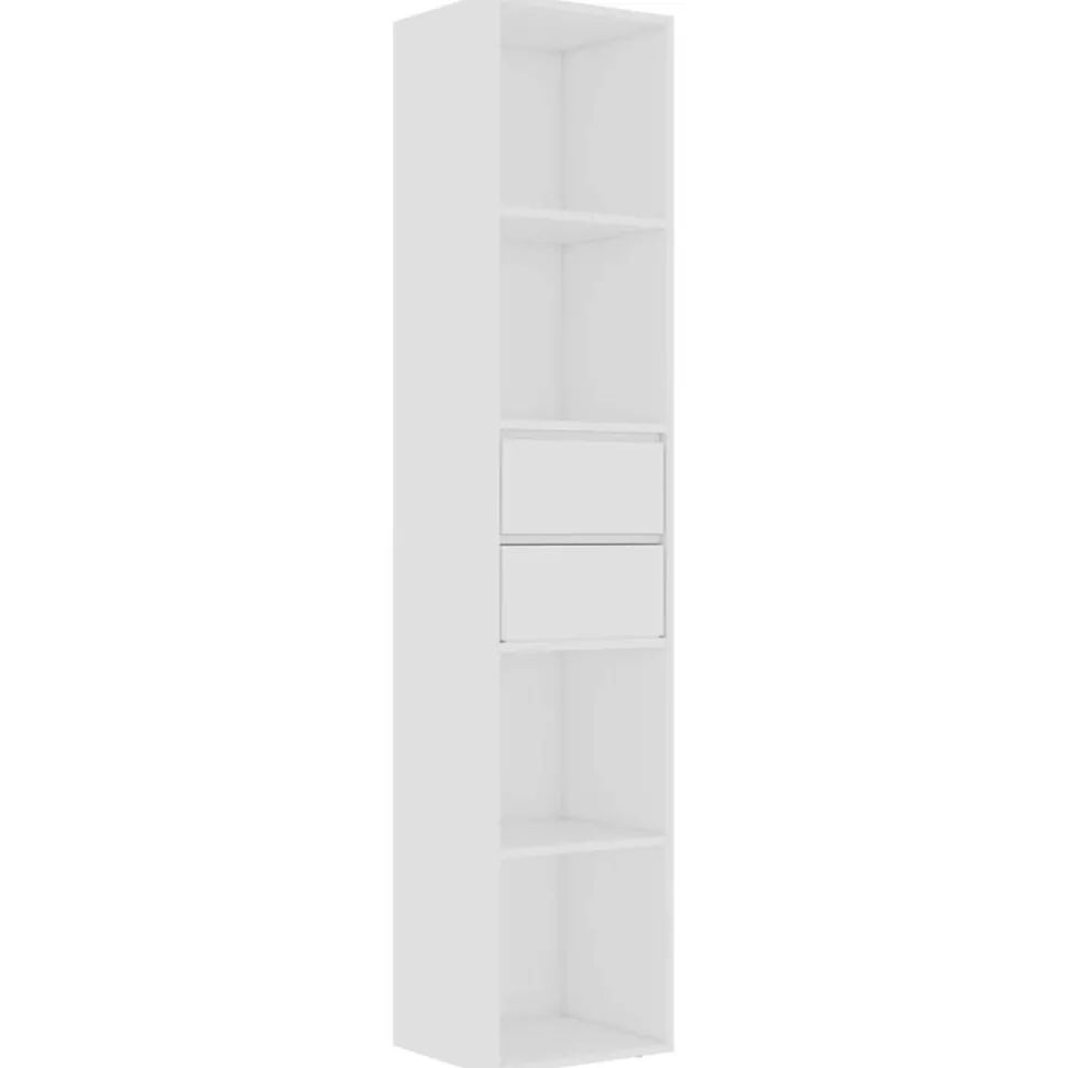 vidaXL Boekenkast 36x30x171 cm bewerkt hout wit
