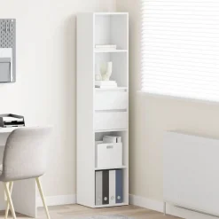 vidaXL Boekenkast 36x30x171 cm bewerkt hout wit