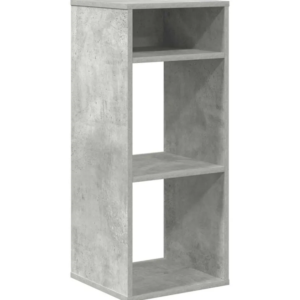 vidaXL Boekenkast 34x31x80 cm bewerkt hout betongrijs