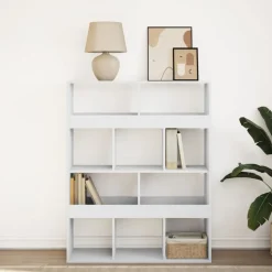 vidaXL Boekenkast 100x33x125,5 cm bewerkt hout wit