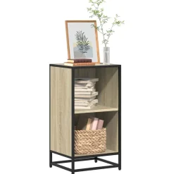 vidaXL Boekenkast 40x35x76 cm bewerkt hout sonoma eikenkleurig