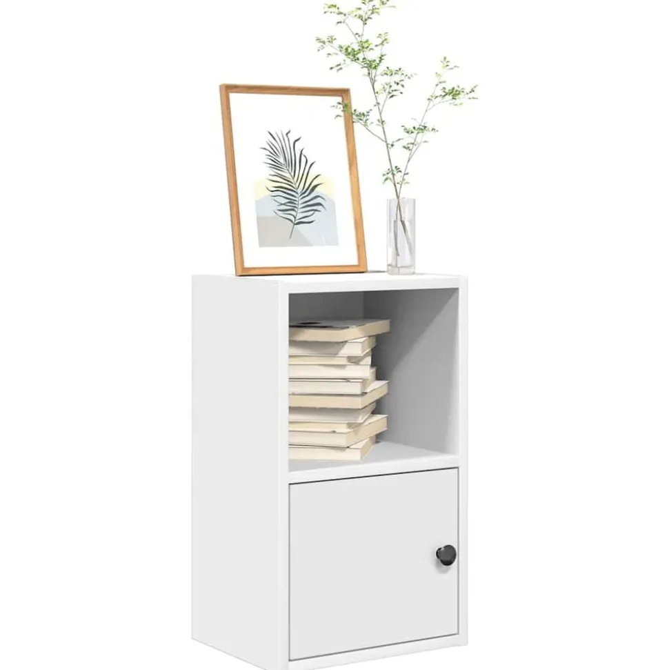 vidaXL Boekenkast 31x24x52 cm bewerkt hout wit