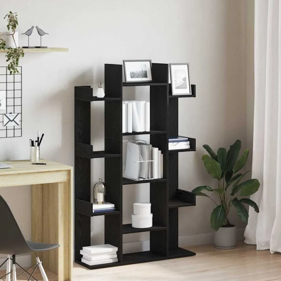 vidaXL Boekenkast 86x25,5x140 cm bewerkt hout wit