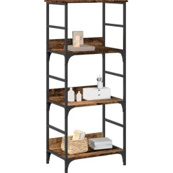 vidaXL Boekenkast 50x33x117,5 cm bewerkt hout oud houtkleurig