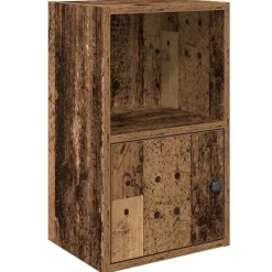 vidaXL Boekenkast 31x24x52 cm bewerkt hout oud houtkleurig