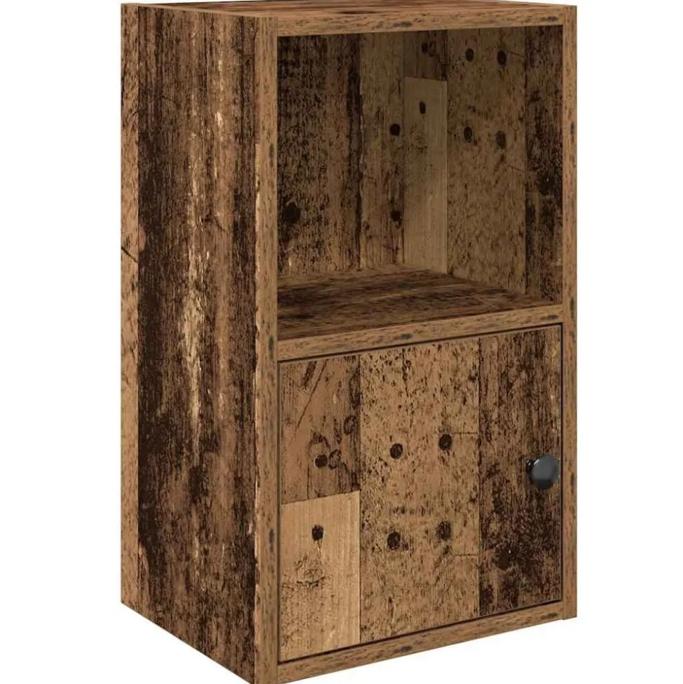 vidaXL Boekenkast 31x24x52 cm bewerkt hout oud houtkleurig
