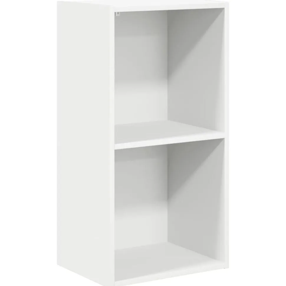 vidaXL Boekenkast 40x30x76,5 cm bewerkt hout wit