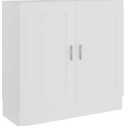 vidaXL Boekenkast 82,5x30,5x80 cm bewerkt hout wit