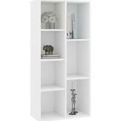 vidaXL Boekenkast 50x25x106 cm bewerkt hout wit