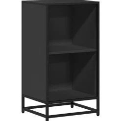 vidaXL Boekenkast 40x35x76 cm bewerkt hout zwart