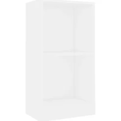 vidaXL Boekenkast 40x24x75 cm bewerkt hout wit