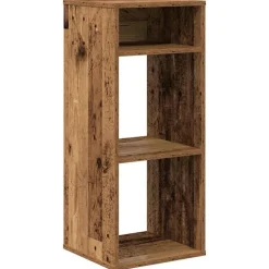 vidaXL Boekenkast 34x31x80 cm bewerkt hout oud houtkleurig