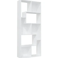 vidaXL Boekenkast 67x24x161 cm bewerkt hout wit