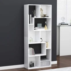vidaXL Boekenkast 67x24x161 cm bewerkt hout wit