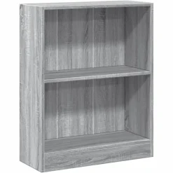 vidaXL Boekenkast 60x24x76 cm bewerkt hout grijs sonoma eikenkleurig