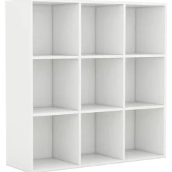 vidaXL Boekenkast 98x29x97,5 cm bewerkt hout wit