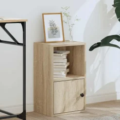 vidaXL Boekenkast 31x24x52 cm bewerkt hout sonoma eikenkleurig