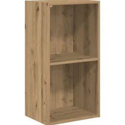 vidaXL Boekenkast 40x30x77 cm bewerkt hout artisanaal eikenkleurig