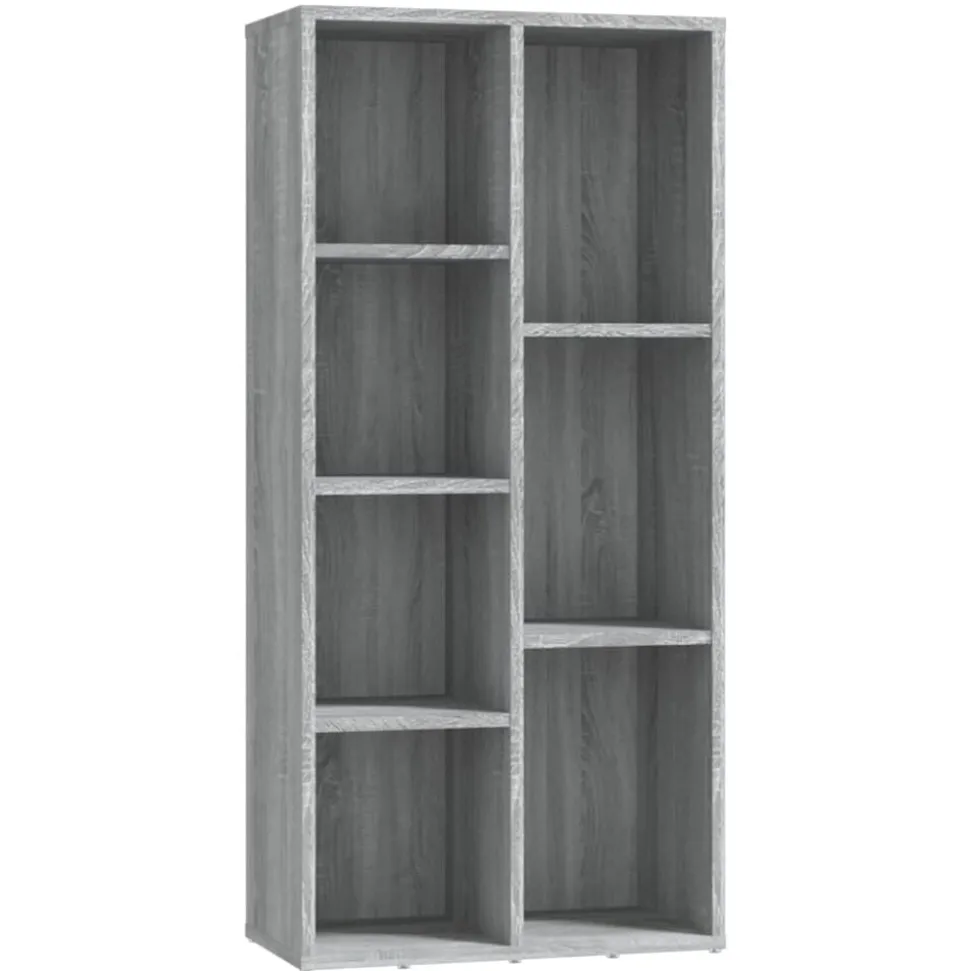 vidaXL Boekenkast 50x25x106 cm grijs sonoma eikenkleurig