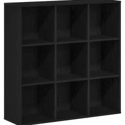 vidaXL Boekenkast Zwart Eiken 98x29x97,5 cm Engineered Wood