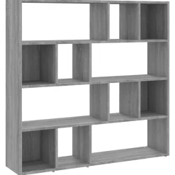 vidaXL Boekenkast/kamerscherm 105x24x102 cm grijs sonoma eikenkleurig