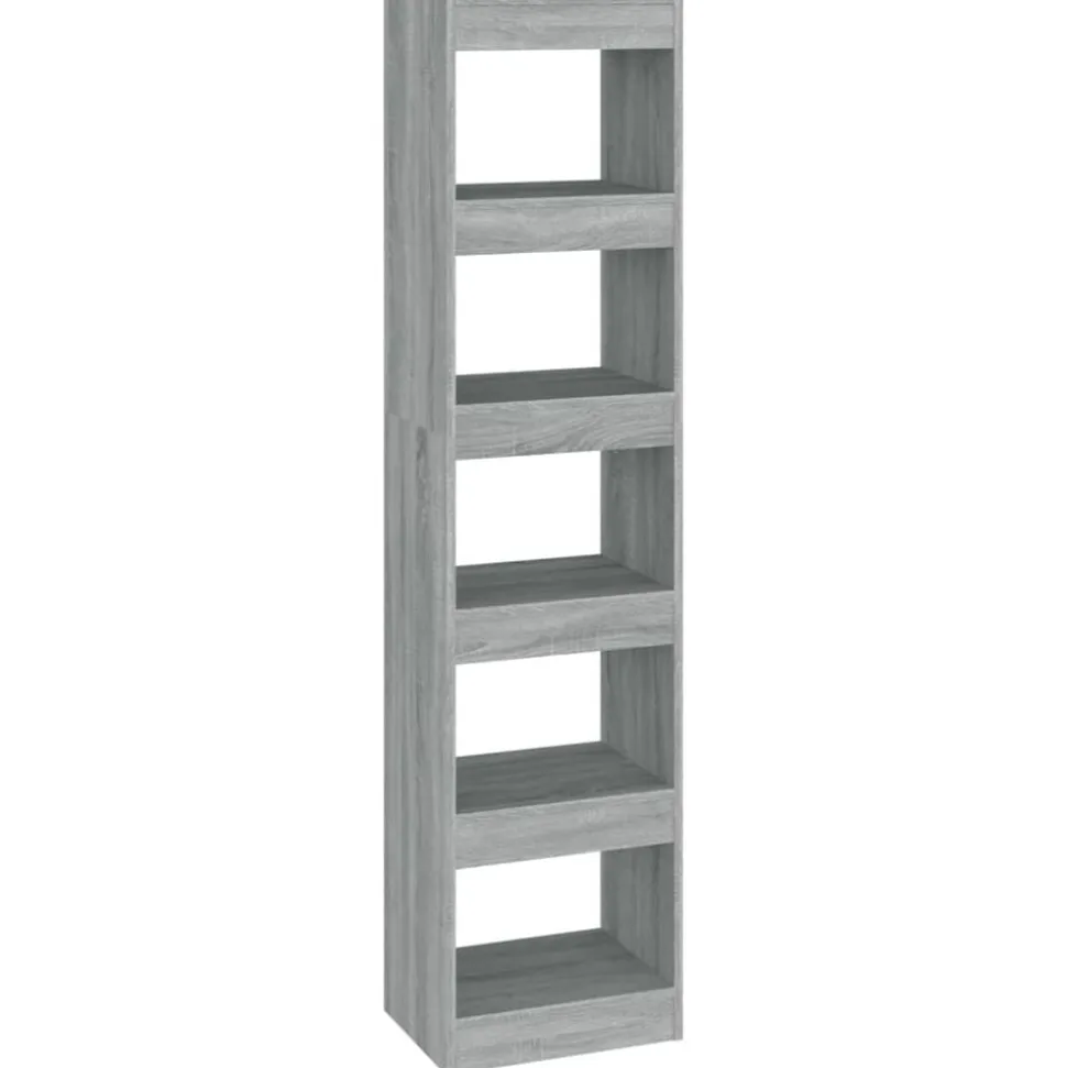 vidaXL Boekenkast/kamerscherm 40x30x166 cm grijs sonoma eikenkleurig