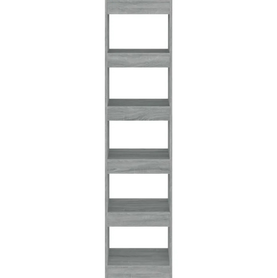 vidaXL Boekenkast/kamerscherm 40x30x166 cm grijs sonoma eikenkleurig