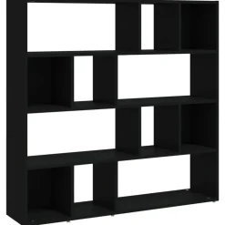 vidaXL Boekenkast/kamerscherm 105x24x102 cm zwart