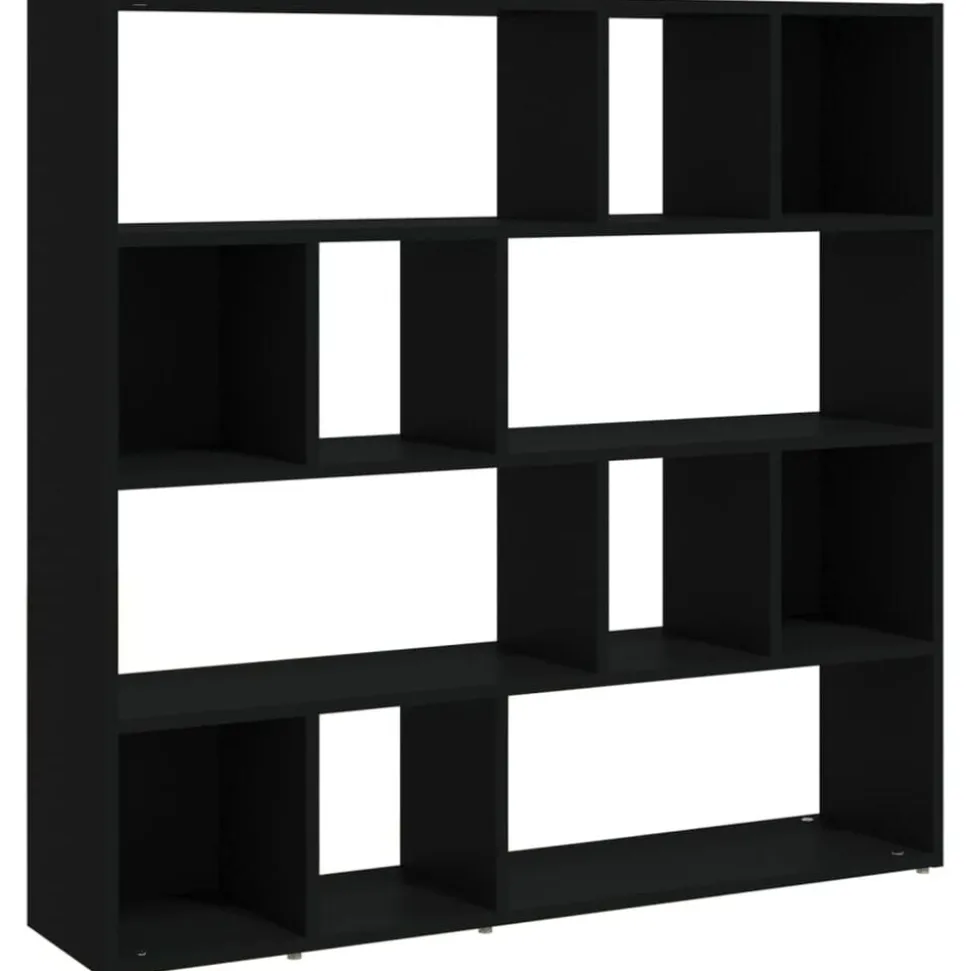 vidaXL Boekenkast/kamerscherm 105x24x102 cm zwart