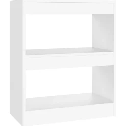 vidaXL Boekenkast/kamerscherm 60x30x72 cm wit